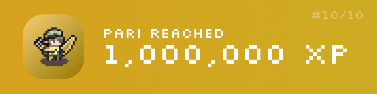 PARI Reaches 1 Million XP in SideQuest banner