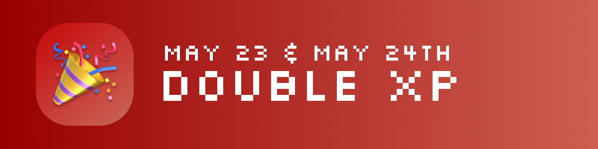 Double XP Weekend banner