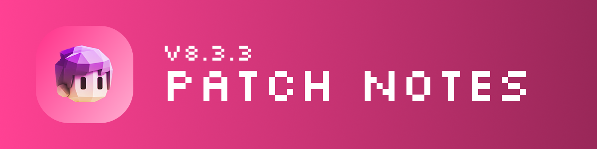 v8.3.3 Patch Notes banner