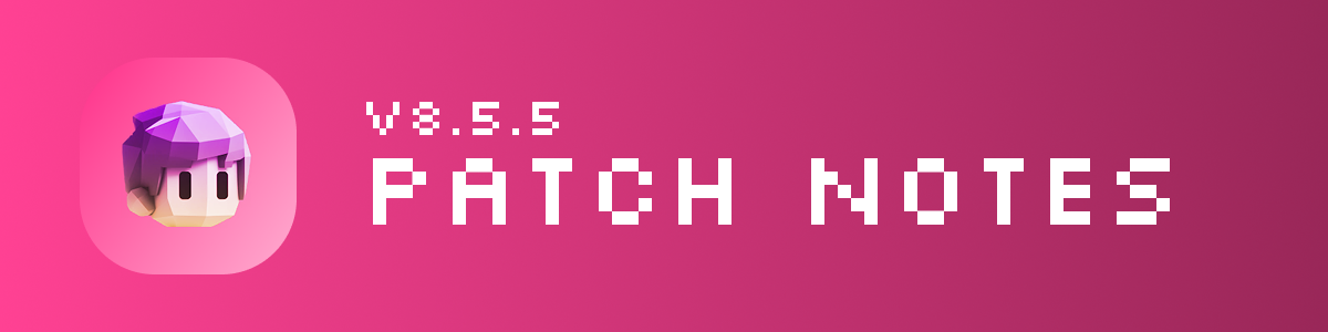 v8.5.5 Patch Notes banner