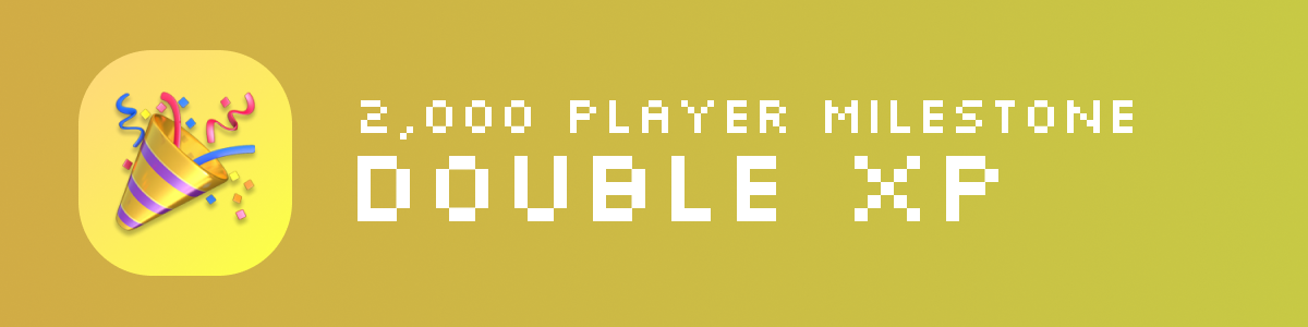 2,000 Players Celebration banner